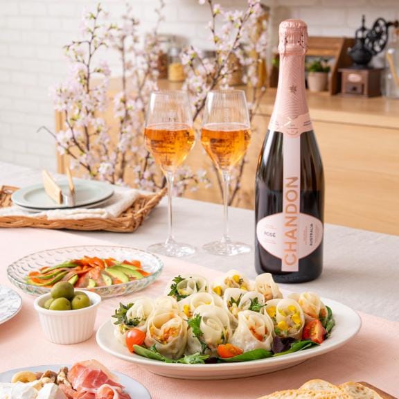 えびの彩りバラ餃子